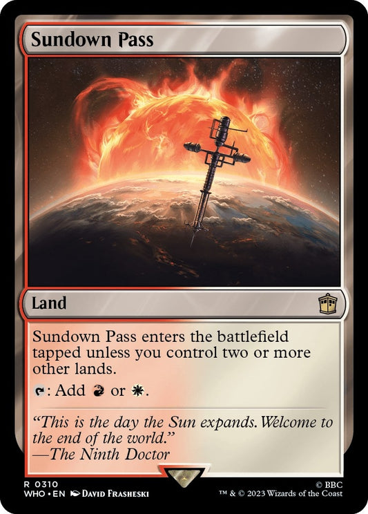 Image for Sundown Pass (310) (Universes Beyond: Doctor Who) - Magic: The Gathering