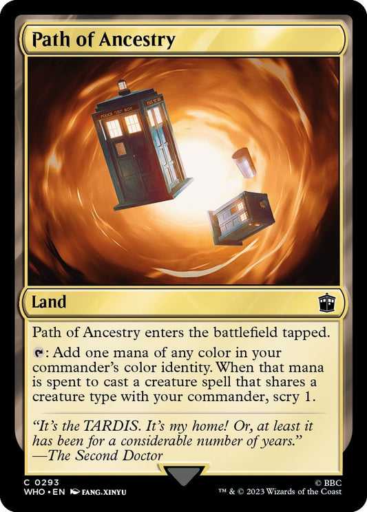 Image for Path of Ancestry (293) (Universes Beyond: Doctor Who) - Magic: The Gathering