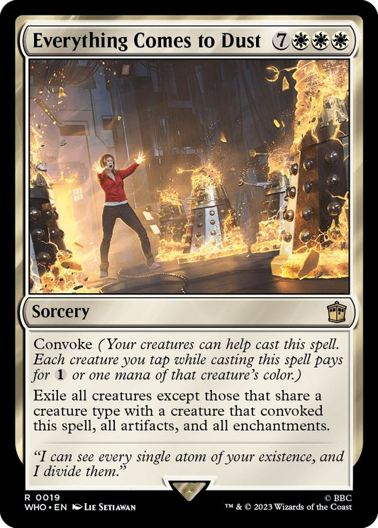 Image for Everything Comes to Dust (19) (Universes Beyond: Doctor Who) - Magic: The Gathering