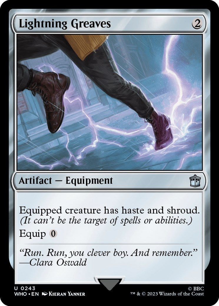 Image for Lightning Greaves (243) (Universes Beyond: Doctor Who) - Magic: The Gathering