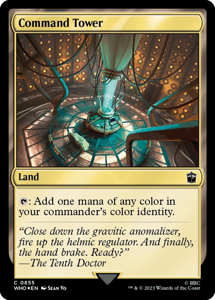 Image for Command Tower (0855) (Surge Foil) (855) (Universes Beyond: Doctor Who) - Magic: The Gathering