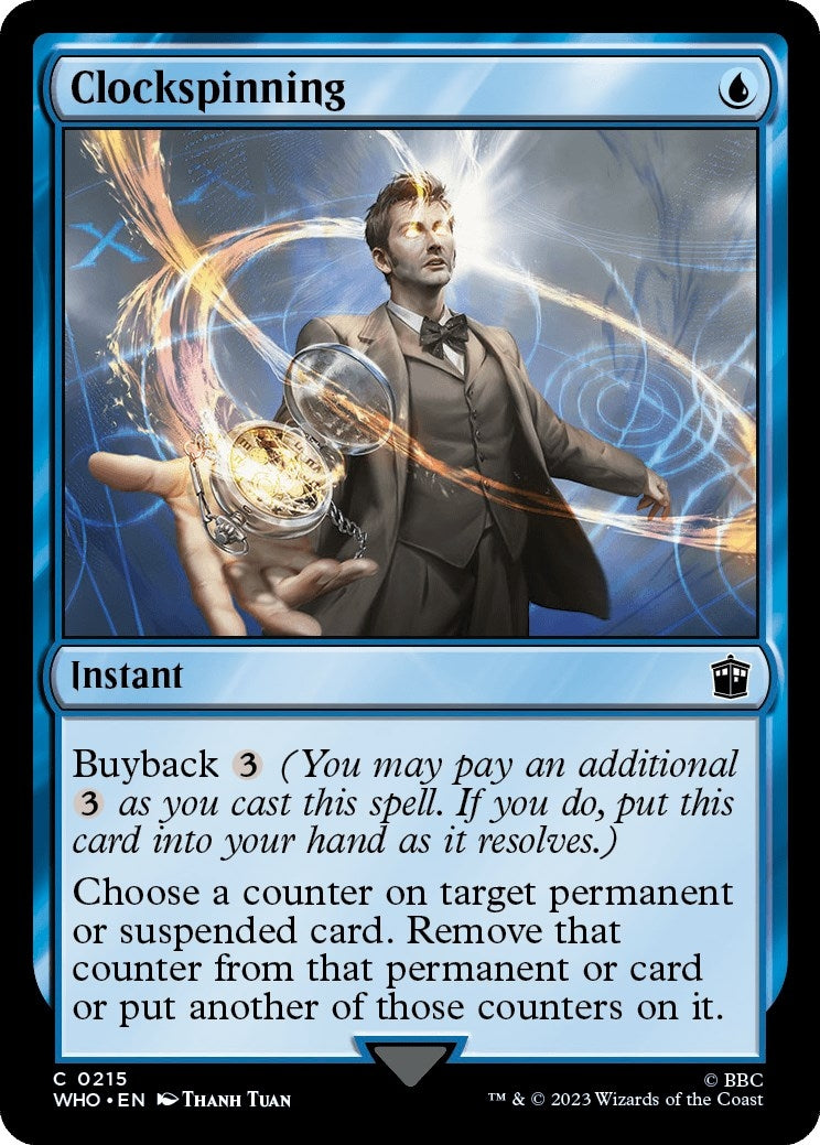 Image for Clockspinning (215) (Universes Beyond: Doctor Who) - Magic: The Gathering