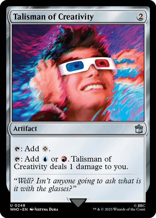 Image for Talisman of Creativity (248) (Universes Beyond: Doctor Who) - Magic: The Gathering