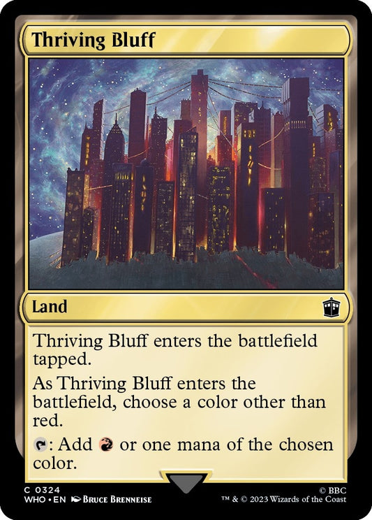 Image for Thriving Bluff (324) (Universes Beyond: Doctor Who) - Magic: The Gathering