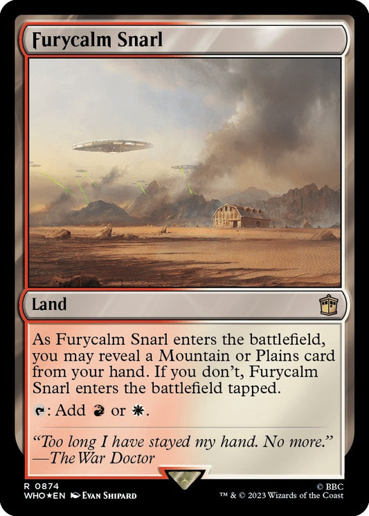 Image for Furycalm Snarl (Surge Foil) (874) (Universes Beyond: Doctor Who) - Magic: The Gathering
