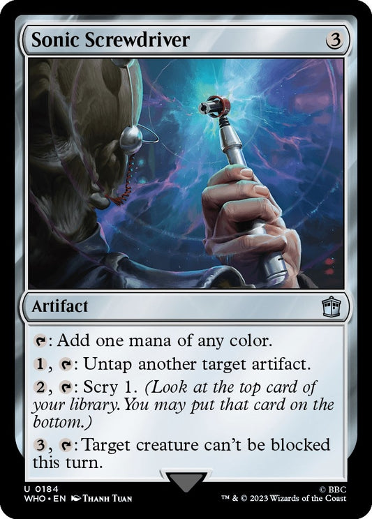 Image for Sonic Screwdriver (0184) (184) (Universes Beyond: Doctor Who) - Magic: The Gathering