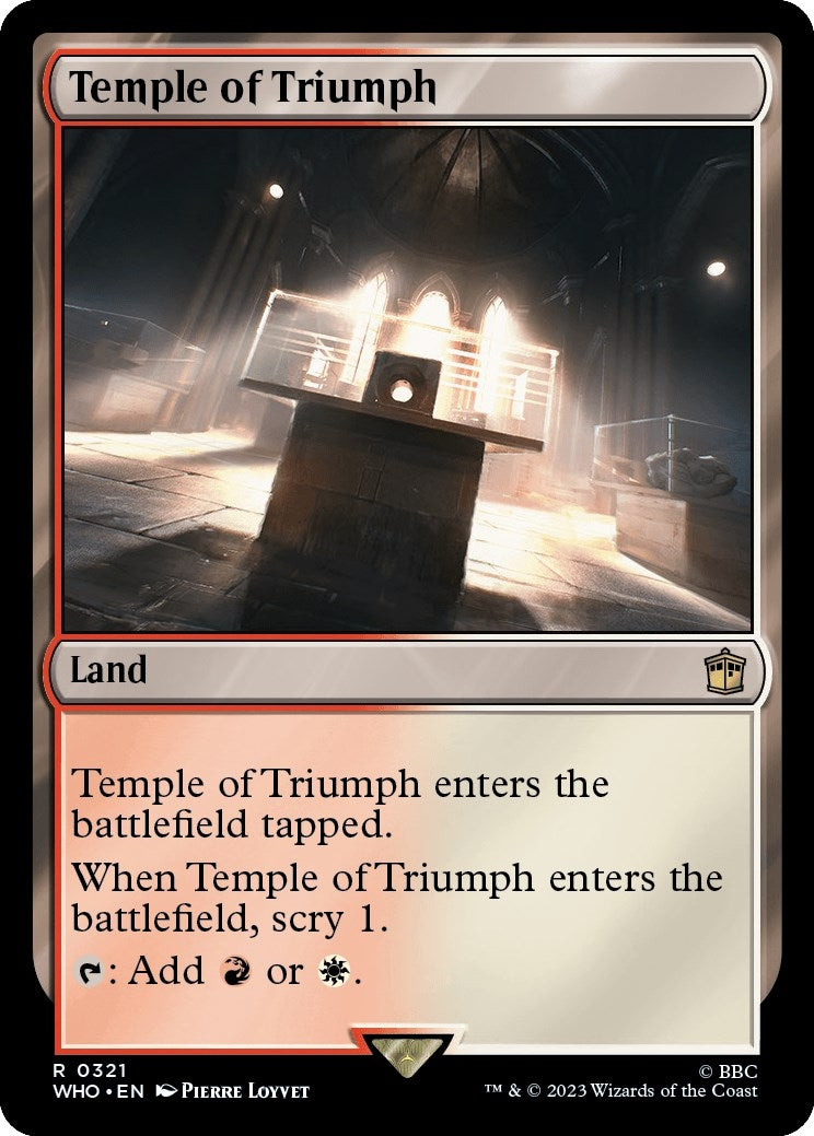 Image for Temple of Triumph (321) (Universes Beyond: Doctor Who) - Magic: The Gathering