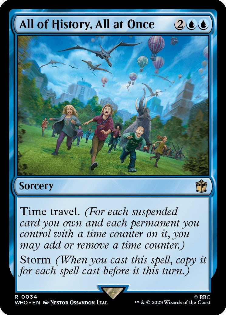 Image for All of History, All at Once (34) (Universes Beyond: Doctor Who) - Magic: The Gathering