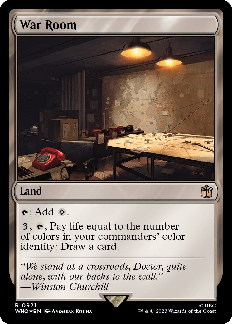 Image for War Room (Surge Foil) (921) (Universes Beyond: Doctor Who) - Magic: The Gathering