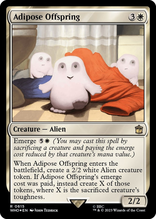 Image for Adipose Offspring (Surge Foil) (615) (Universes Beyond: Doctor Who) - Magic: The Gathering