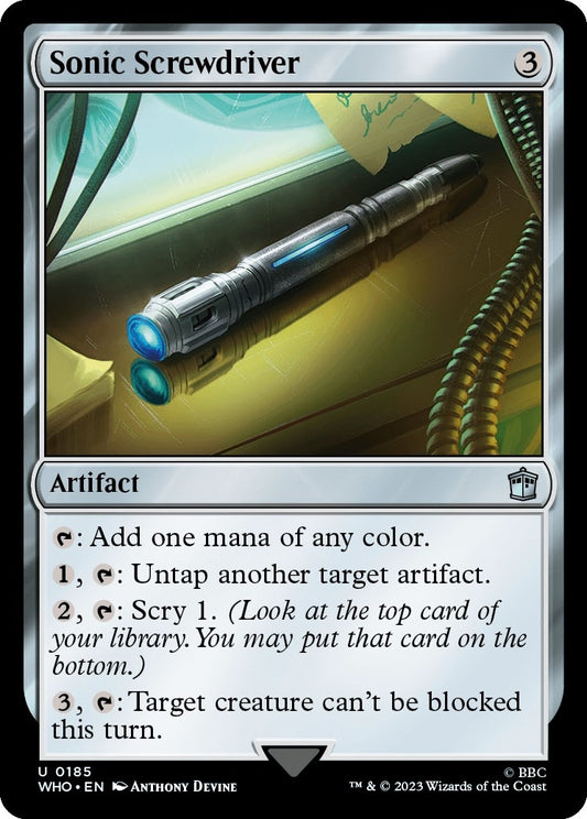 Image for Sonic Screwdriver (0185) (185) (Universes Beyond: Doctor Who) - Magic: The Gathering