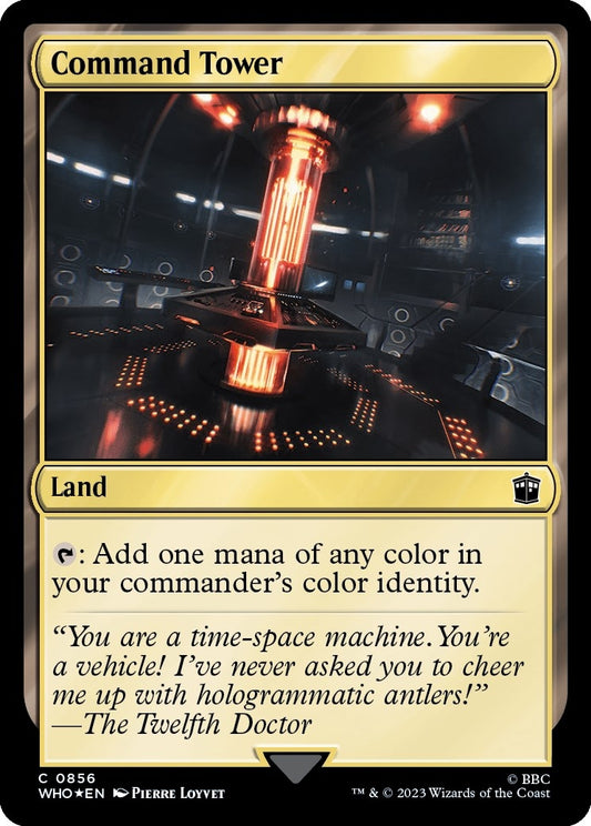 Image for Command Tower (0856) (Surge Foil) (856) (Universes Beyond: Doctor Who) - Magic: The Gathering