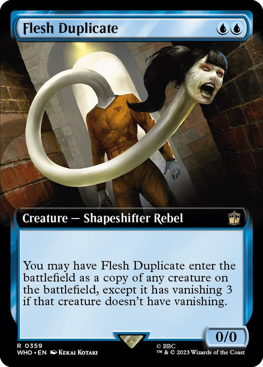 Image for Flesh Duplicate (Extended Art) (359) (Universes Beyond: Doctor Who) - Magic: The Gathering