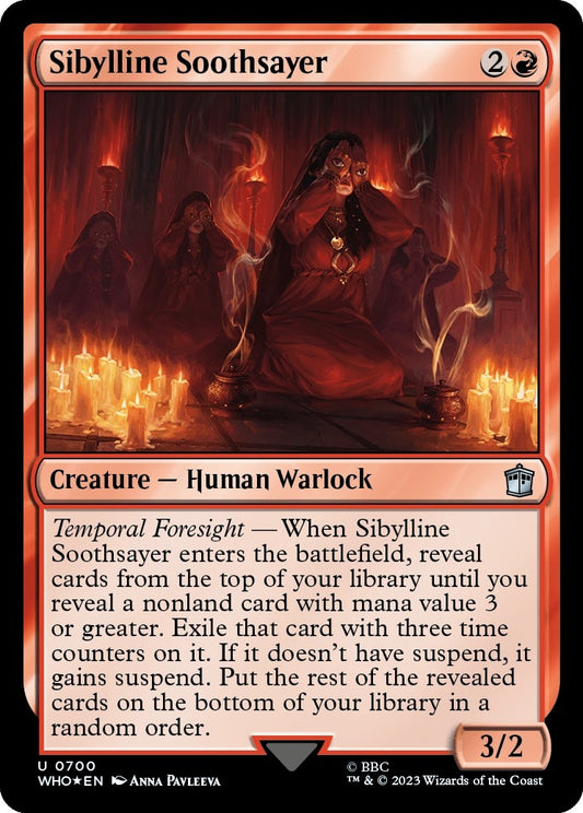 Image for Sibylline Soothsayer (Surge Foil) (700) (Universes Beyond: Doctor Who) - Magic: The Gathering