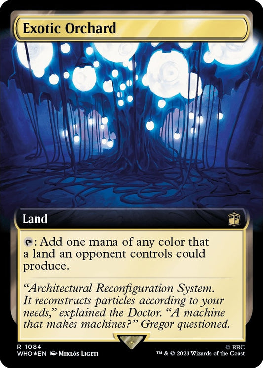 Image for Exotic Orchard (Extended Art) (Surge Foil) (1084) (Universes Beyond: Doctor Who) - Magic: The Gathering