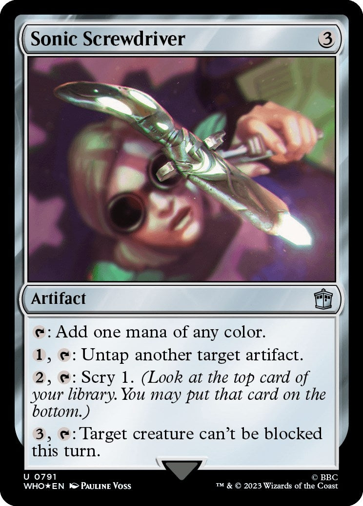 Image for Sonic Screwdriver (0791) (Surge Foil) (791) (Universes Beyond: Doctor Who) - Magic: The Gathering