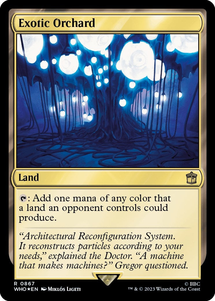 Image for Exotic Orchard (Surge Foil) (867) (Universes Beyond: Doctor Who) - Magic: The Gathering