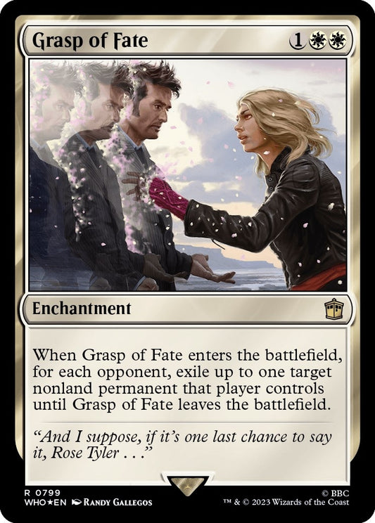 Image for Grasp of Fate (Surge Foil) (799) (Universes Beyond: Doctor Who) - Magic: The Gathering
