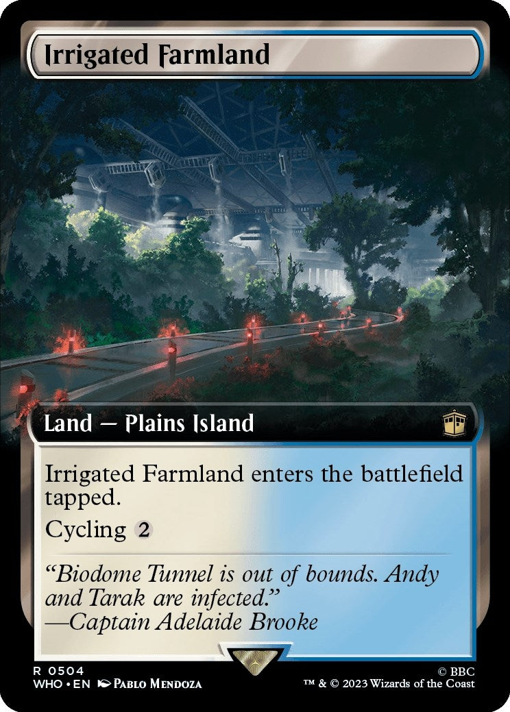 Image for Irrigated Farmland (Extended Art) (504) (Universes Beyond: Doctor Who) - Magic: The Gathering