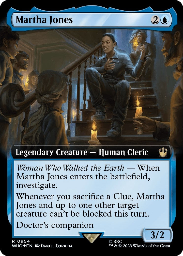 Image for Martha Jones (Extended Art) (Surge Foil) (954) (Universes Beyond: Doctor Who) - Magic: The Gathering