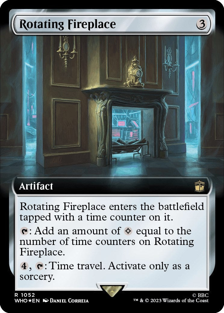 Image for Rotating Fireplace (Extended Art) (Surge Foil) (1052) (Universes Beyond: Doctor Who) - Magic: The Gathering