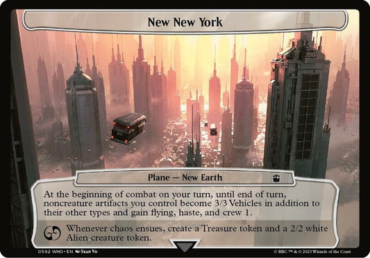 Image for New New York (592) (Planechase: Universes Beyond: Doctor Who) - Magic: The Gathering