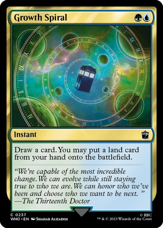 Image for Growth Spiral (237) (Universes Beyond: Doctor Who) - Magic: The Gathering