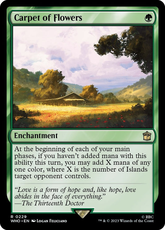 Image for Carpet of Flowers (229) (Universes Beyond: Doctor Who) - Magic: The Gathering