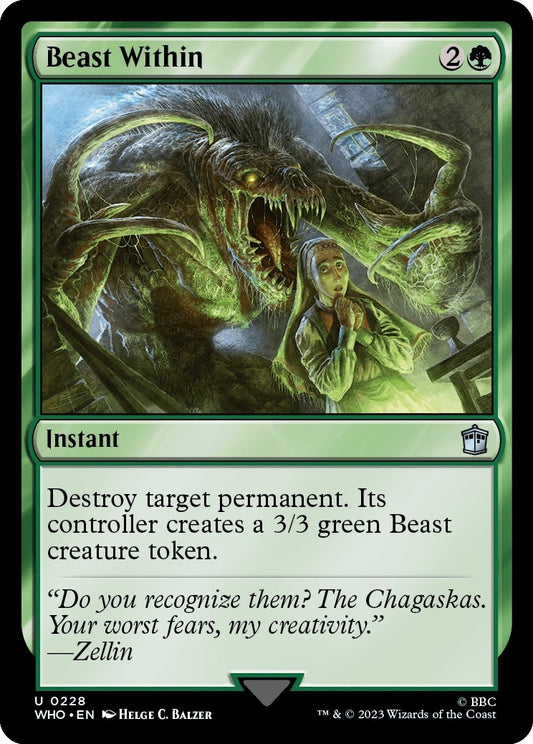 Image for Beast Within (228) (Universes Beyond: Doctor Who) - Magic: The Gathering