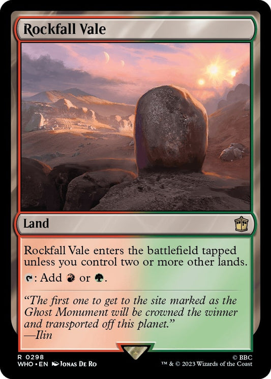 Image for Rockfall Vale (298) (Universes Beyond: Doctor Who) - Magic: The Gathering