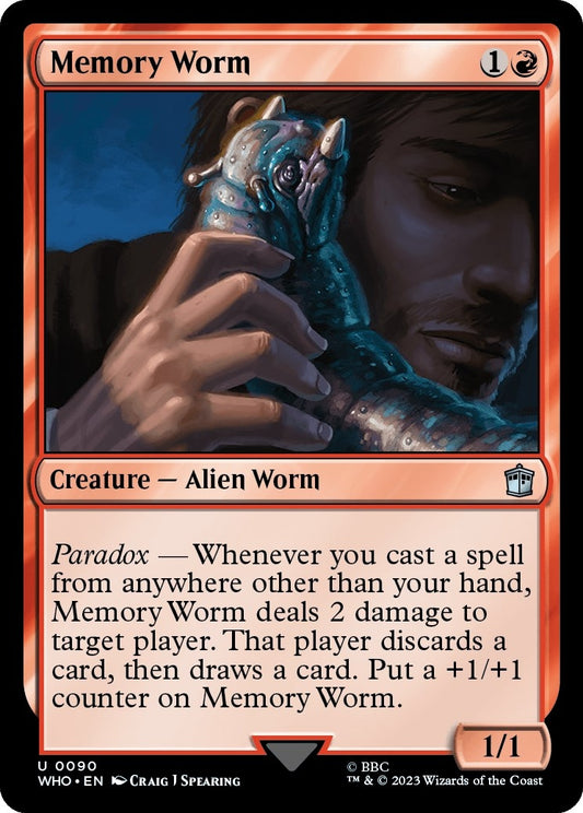 Image for Memory Worm (90) (Universes Beyond: Doctor Who) - Magic: The Gathering