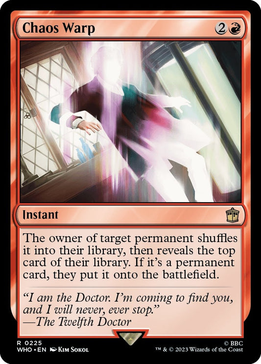 Image for Chaos Warp (225) (Universes Beyond: Doctor Who) - Magic: The Gathering