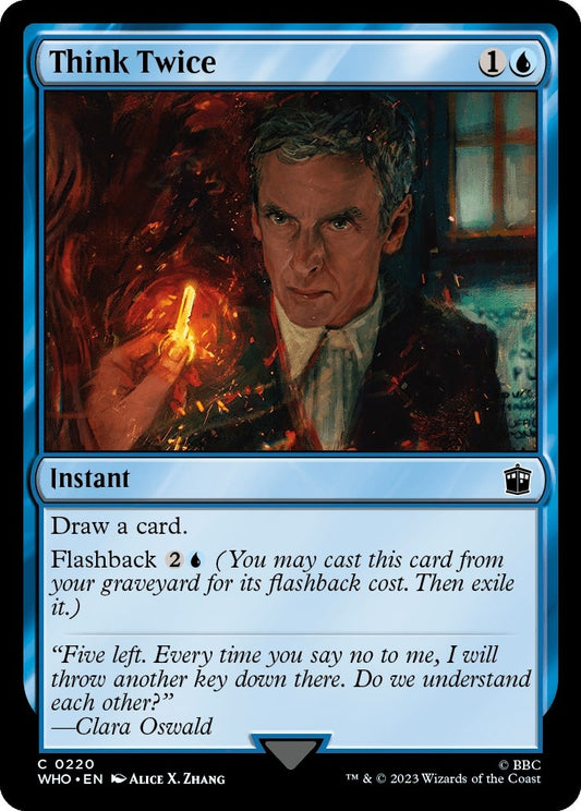 Image for Think Twice (220) (Universes Beyond: Doctor Who) - Magic: The Gathering