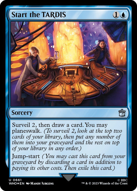 Image for Start the TARDIS (Surge Foil) (661) (Universes Beyond: Doctor Who) - Magic: The Gathering