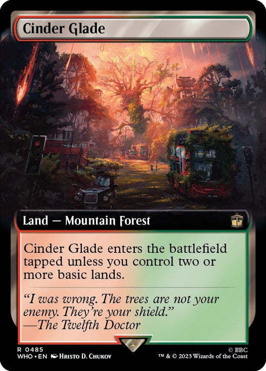 Image for Cinder Glade (Extended Art) (485) (Universes Beyond: Doctor Who) - Magic: The Gathering