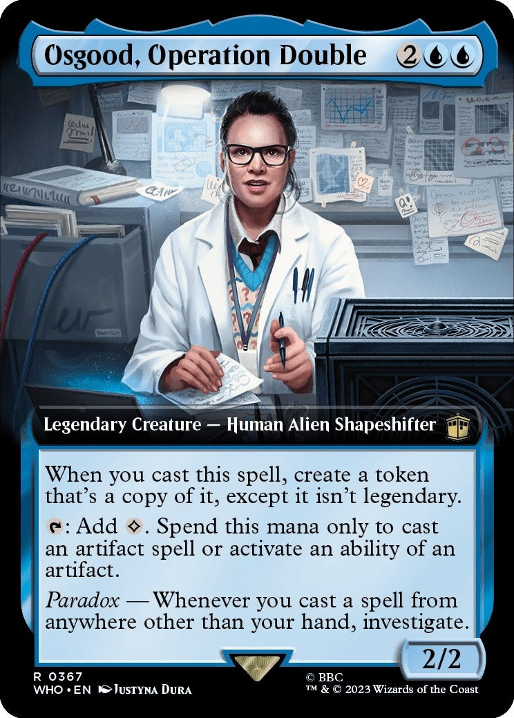 Image for Osgood, Operation Double (Extended Art) (367) (Universes Beyond: Doctor Who) - Magic: The Gathering