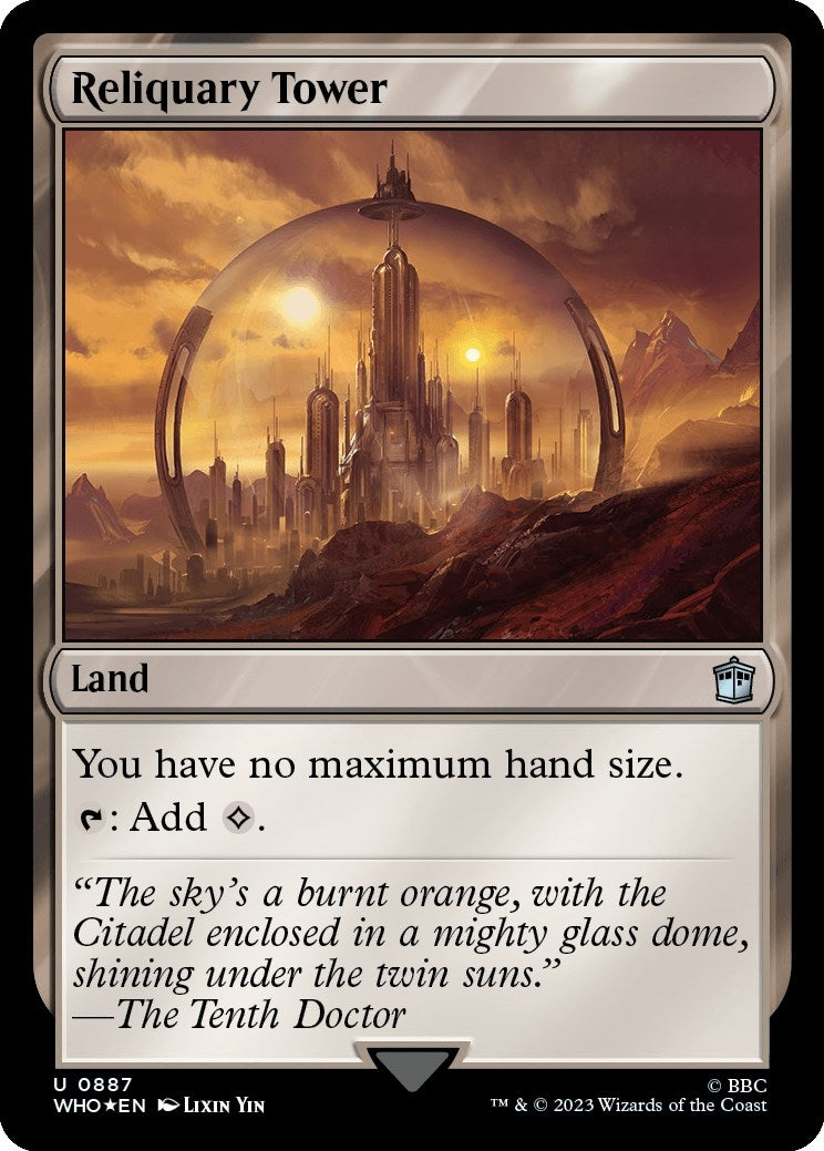 Image for Reliquary Tower (Surge Foil) (887) (Universes Beyond: Doctor Who) - Magic: The Gathering