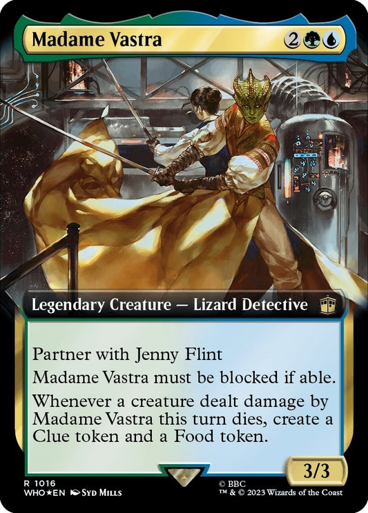Image for Madame Vastra (Extended Art) (Surge Foil) (1016) (Universes Beyond: Doctor Who) - Magic: The Gathering