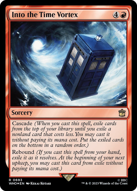 Image for Into the Time Vortex (Surge Foil) (693) (Universes Beyond: Doctor Who) - Magic: The Gathering