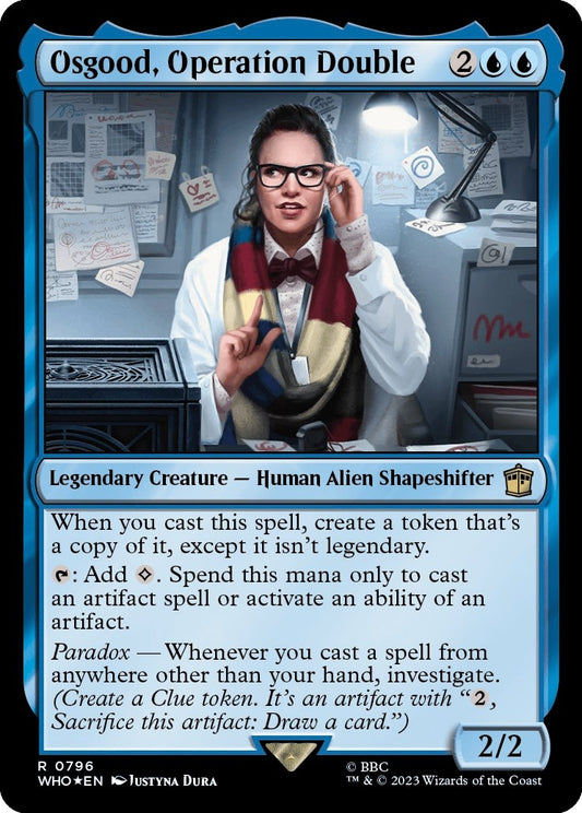 Image for Osgood, Operation Double (Surge Foil) (796) (Universes Beyond: Doctor Who) - Magic: The Gathering