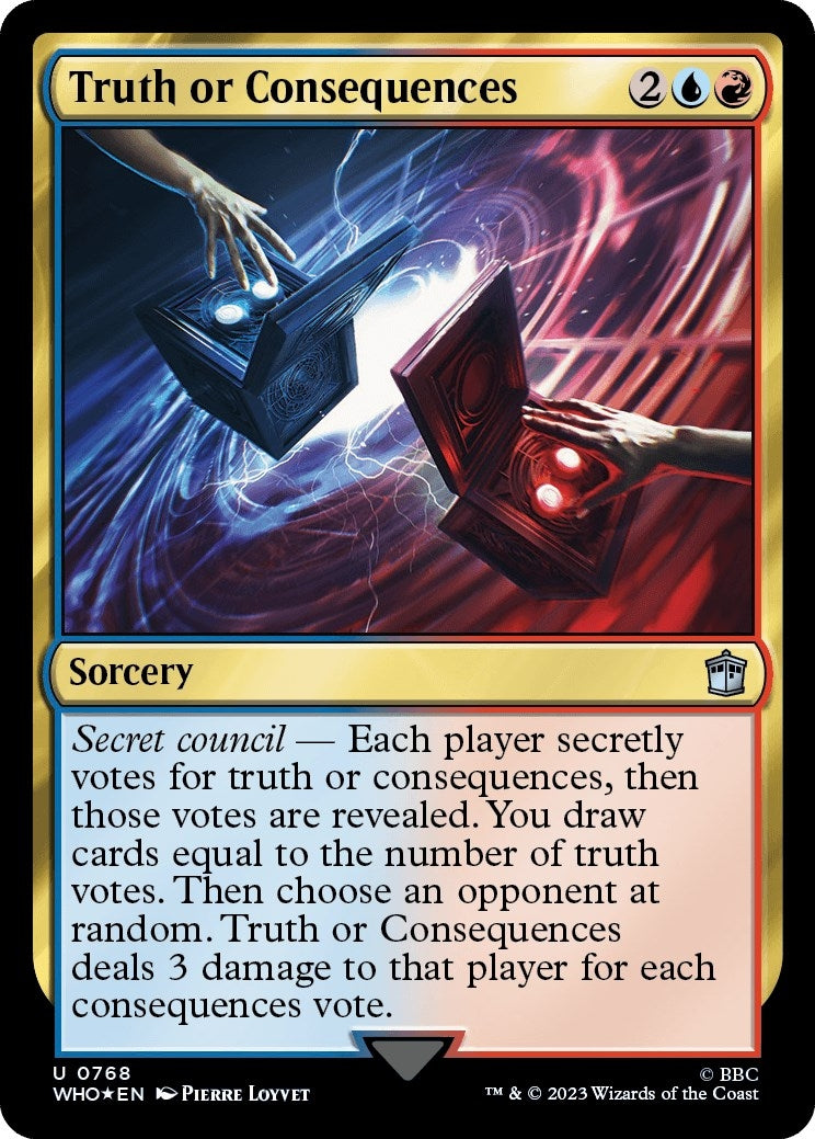 Image for Truth or Consequences (Surge Foil) (768) (Universes Beyond: Doctor Who) - Magic: The Gathering