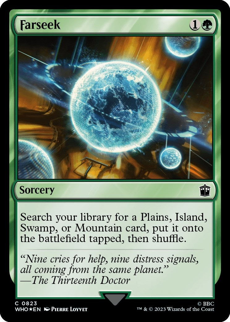 Image for Farseek (Surge Foil) (823) (Universes Beyond: Doctor Who) - Magic: The Gathering