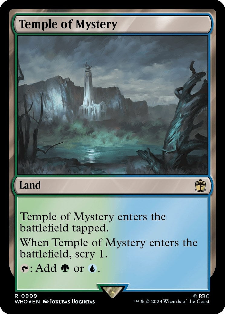 Image for Temple of Mystery (Surge Foil) (909) (Universes Beyond: Doctor Who) - Magic: The Gathering