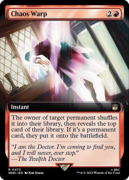 Image for Chaos Warp (Extended Art) (473) (Universes Beyond: Doctor Who) - Magic: The Gathering