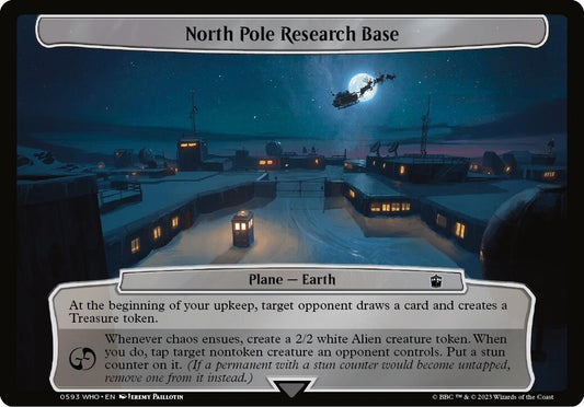 Image for North Pole Research Base (593) (Planechase: Universes Beyond: Doctor Who) - Magic: The Gathering