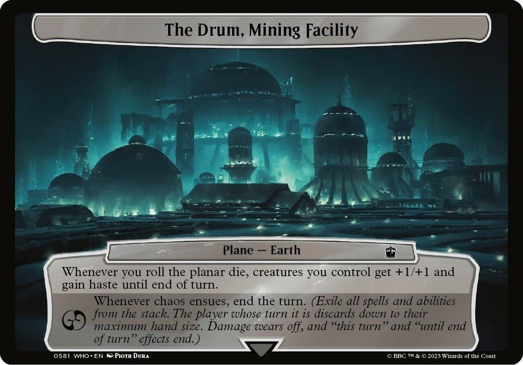 Image for The Drum, Mining Facility (581) (Planechase: Universes Beyond: Doctor Who) - Magic: The Gathering
