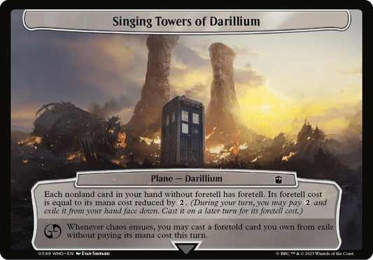 Image for Singing Towers of Darillium (598) (Planechase: Universes Beyond: Doctor Who) - Magic: The Gathering