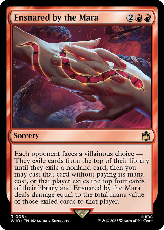Image for Ensnared by the Mara (84) (Universes Beyond: Doctor Who) - Magic: The Gathering