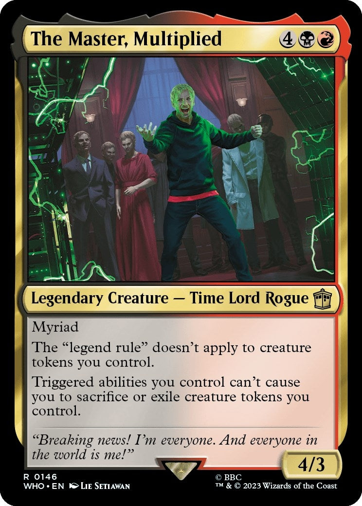 Image for The Master, Multiplied (146) (Universes Beyond: Doctor Who) - Magic: The Gathering