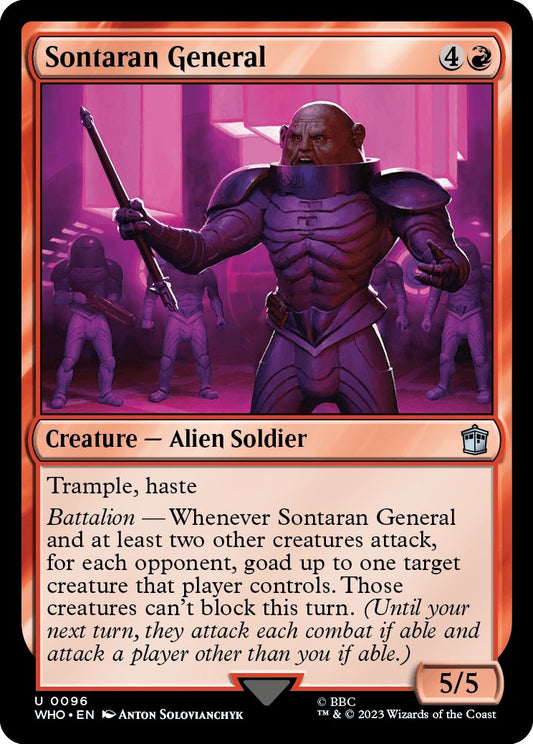Image for Sontaran General (96) (Universes Beyond: Doctor Who) - Magic: The Gathering